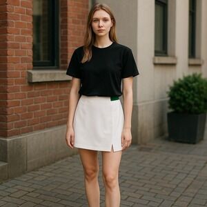 Kyodan White Skort Womens Large Tennis Golf Activewear Athleisure Y2K Minimalist